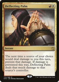 Deflecting Palm - Khans of Tarkir - Magic: The Gathering card