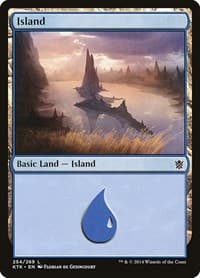 Island (254) - Khans of Tarkir - Magic: The Gathering card