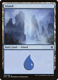 Island (255) - Khans of Tarkir - Magic: The Gathering card
