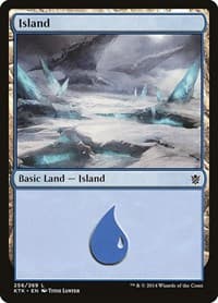 Island (256) - Khans of Tarkir - Magic: The Gathering card