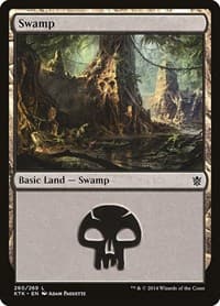 Swamp (260) - Khans of Tarkir - Magic: The Gathering card