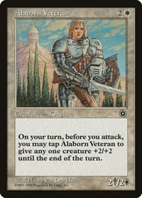 Alaborn Veteran - Portal Second Age - Magic: The Gathering card