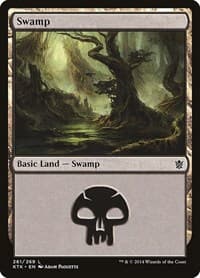 Swamp (261) - Khans of Tarkir - Magic: The Gathering card
