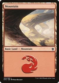 Mountain (263) - Khans of Tarkir - Magic: The Gathering card