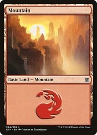 Mountain (264) - Khans of Tarkir - Magic: The Gathering card