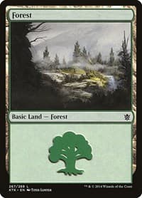 Forest (267) - Khans of Tarkir - Magic: The Gathering card