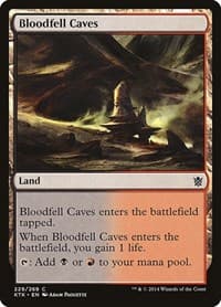 Bloodfell Caves - Khans of Tarkir - Magic: The Gathering card
