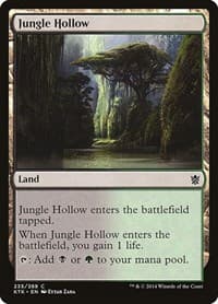 Jungle Hollow - Khans of Tarkir - Magic: The Gathering card