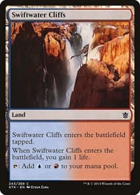Swiftwater Cliffs - Khans of Tarkir - Magic: The Gathering card