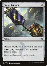 Sultai Banner - Khans of Tarkir - Magic: The Gathering card