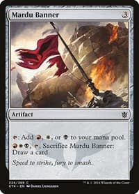Mardu Banner - Khans of Tarkir - Magic: The Gathering card