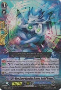 Blue Storm Guardian Dragon, Icefall Dragon - BT15: Infinite Rebirth - Cardfight Vanguard card