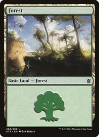 Forest (266) - Khans of Tarkir - Magic: The Gathering card