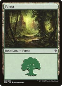Forest (269) - Khans of Tarkir - Magic: The Gathering card