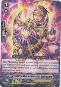 Starry Skies Liberator, Guinevere - BT15: Infinite Rebirth - Cardfight Vanguard card