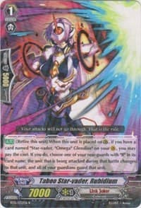 Taboo Star-vader, Rubidium - BT15: Infinite Rebirth - Cardfight Vanguard card