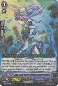 Blue Storm Battle Princess, Crysta Elizabeth - BT15: Infinite Rebirth - Cardfight Vanguard card