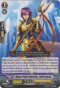 Sharp Point Liberator, Gold Lancer - BT15: Infinite Rebirth - Cardfight Vanguard card