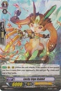 Lucky Sign Rabbit - BT15: Infinite Rebirth - Cardfight Vanguard card