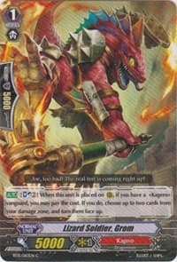 Lizard Soldier, Grom - BT15: Infinite Rebirth - Cardfight Vanguard card