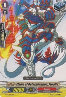 Fire of Determination, Puralis - BT15: Infinite Rebirth - Cardfight Vanguard card