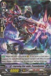 Engraving Star-vader, Praseodymium - BT15: Infinite Rebirth - Cardfight Vanguard card