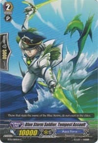Blue Storm Soldier, Tempest Assault - BT15: Infinite Rebirth - Cardfight Vanguard card