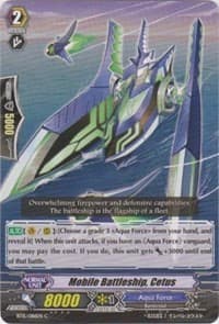 Mobile Battleship, Cetus - BT15: Infinite Rebirth - Cardfight Vanguard card
