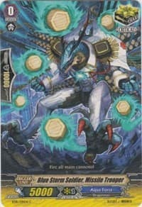 Blue Storm Soldier, Missile Trooper - BT15: Infinite Rebirth - Cardfight Vanguard card