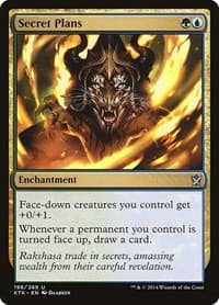 Secret Plans - Khans of Tarkir - Magic: The Gathering card
