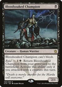 Bloodsoaked Champion - Khans of Tarkir - Magic: The Gathering card