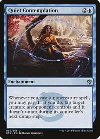 Quiet Contemplation - Khans of Tarkir - Magic: The Gathering card