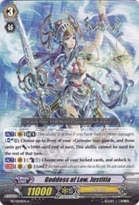 Goddess of Law, Justitia (A) - Promo Cards - Cardfight Vanguard card