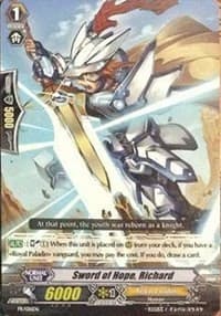 Sword of Hope, Richard - Promo Cards - Cardfight Vanguard card