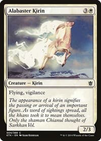 Alabaster Kirin - Khans of Tarkir - Magic: The Gathering card