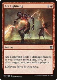 Arc Lightning - Khans of Tarkir - Magic: The Gathering card