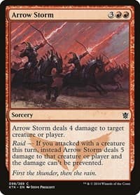 Arrow Storm - Khans of Tarkir - Magic: The Gathering card