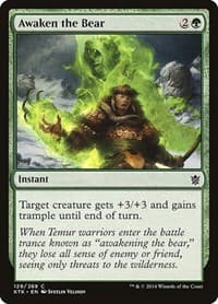 Awaken the Bear - Khans of Tarkir - Magic: The Gathering card