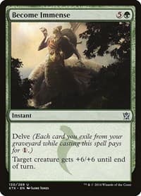 Become Immense - Khans of Tarkir - Magic: The Gathering card