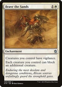 Brave the Sands - Khans of Tarkir - Magic: The Gathering card