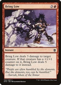 Bring Low - Khans of Tarkir - Magic: The Gathering card