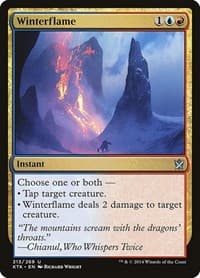 Winterflame - Khans of Tarkir - Magic: The Gathering card