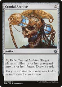 Cranial Archive - Khans of Tarkir - Magic: The Gathering card