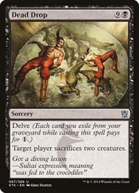 Dead Drop - Khans of Tarkir - Magic: The Gathering card
