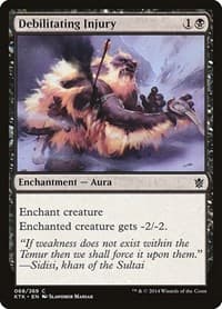 Debilitating Injury - Khans of Tarkir - Magic: The Gathering card