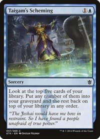 Taigam's Scheming - Khans of Tarkir - Magic: The Gathering card