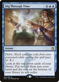 Dig Through Time - Khans of Tarkir - Magic: The Gathering card