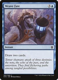 Weave Fate - Khans of Tarkir - Magic: The Gathering card