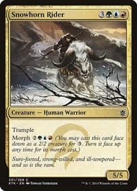 Snowhorn Rider - Khans of Tarkir - Magic: The Gathering card