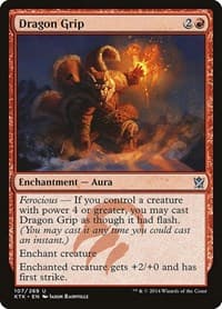 Dragon Grip - Khans of Tarkir - Magic: The Gathering card